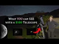 What YOU can SEE with a $100 Telescope?!🔭🌟🌌