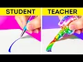 Teacher VS Student Art Challenge 🖌️ Fantastic Drawing Tips By Yay Time !