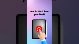 How To Hard Reset Your IPad Ipadtutorial 