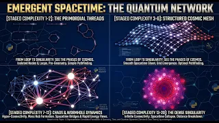 Emergent Spacetime Version 2 From 1D Threads to High-D Singularity