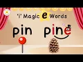 Magic e Words i-e Words Long Vowel Sound Phonics Reading