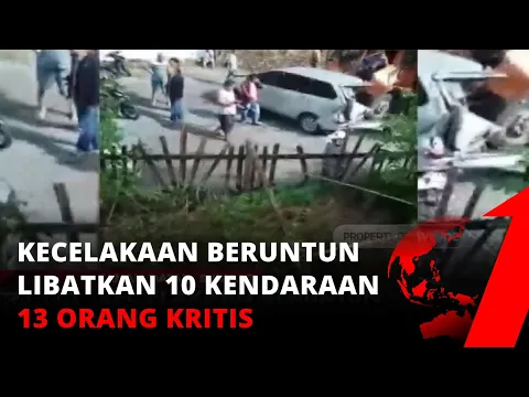 MERINDING! Kecelakaan Beruntun Libatkan Sepuluh Kendaraan Terjadi di Sumbar | tvOne