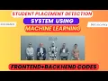 Student Placement Prediction Using Machine Learning Best IEEE Final Year Project