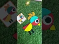 Cartoon animal wooden pattern block with 29 activity card
