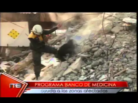 Programa Banco de Medicina ayuda a las zonas afectadas