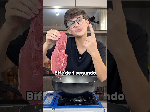 BIFE DE UM SEGUNDO!🥩⏰
