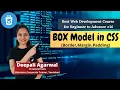 CSS BOX Model Border Margin Padding in CSS CSS Tutorial Web Development Course 2022