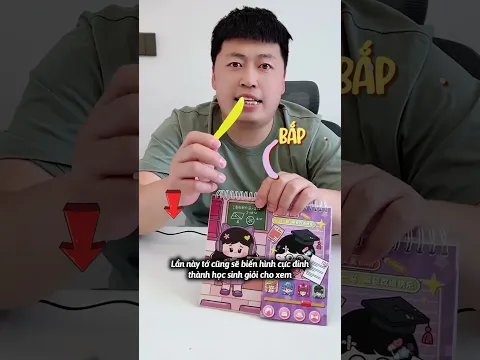 Tranh cạo sticker biến hình trở thành học sinh giỏi
