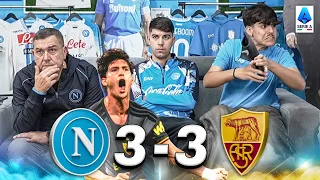 ROVINATA... NAPOLI-ROMA 3-3 | LIVE REACTION NAPOLETANI