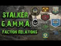 Stalker GAMMA Relations Guide