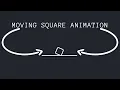 HTML CSS Moving Square Animation Coding Tips Trick