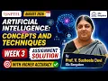 Artificial Intelligence Concepts and Techniques Week 3 August 2026 IISc