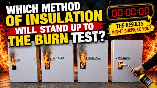 Which Insulation Is Actually Fire-Safe? We Tested It