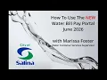 How To Use The New Water Bill Pay Portal - June 2026