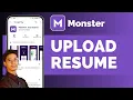 How To Upload Resume On Monster Jobs