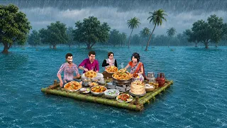 Barish Me Bamboo Boat Fish Biryani Party Fish Fry Street Food Hindi Kahaniya Moral Stories