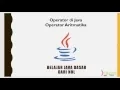 Operator aritmatika di Java