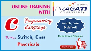 Menu Driven Programs Using Switch and Case