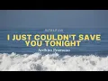 Download Lagu Ardhito Pramono ft. Aurélie Moeremans - I Just Couldn’t Save You Tonight (Lirik) | [Amapiano Edit]