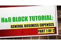 Explaining HR Block Expenses Part 1 of 2