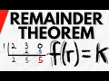 Remainder Theorem Examples and Uses Precalculus