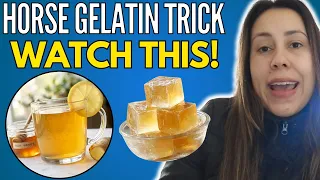 HORSE GELATIN TRICK - Equine Collagen vs Glyphosate:🍮 Morning Trick 🐎HORSE GELATIN FOR MEN