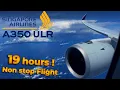 Download Lagu World's LONGEST Flight ! 🇸🇬  Singapore - New York  🇺🇸  [BUSINESS] Airbus A350 ULR Singapore Airlines