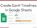 Google Sheets Create Timeline Gantt Charts in some Workspace Accounts only