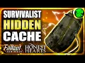 Unlock HIDDEN Survivalist Cache Loot FNV Honest Hearts