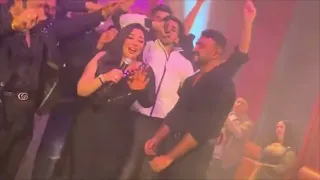 رحمه محسن و احمد العوضي كواليس من مسلسل علي كلاي الشيله وقعت مني مش قادر أشلها  دندنها