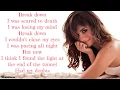 Lagu Cannonball - Lea Michele {Lyrics}