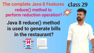 Java 8 features - class 29 Stream APIs