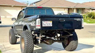 1st Gen Tacoma High Clearance Bed Cuttt Rear Bumper Tow Hitch Delete 