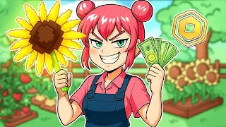 سرقت من الأغنياء بالمزرعه و اعطيت المتابعين أحلى الهدايا Grow A Garden 