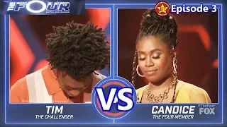 tim johnson jr vs candice boyd with results u0026comments the four 2018 episode 3