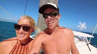 Kiteboarding an ATOLL with SHARKS! – Adventure 22 (Sailing Around the World)