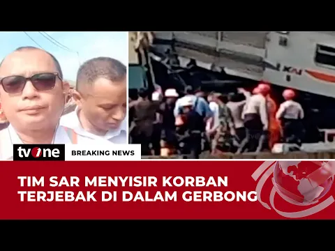 Tabrakan KA Turangga & KA Bandung Raya, Tim SAR Gabungan Menyisir Korban Terjebak di Dalam Gerbong