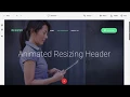Animated Resizing Header On Scroll with Joomla Website Builder Gridbox 2