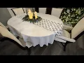 Ultimate Textile Oval White Tablecloth Review Elegant Stain-Resistant Dining Upgrade