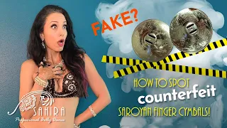 How to spot counterfeit Saroyan finger cymbals