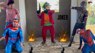 عصابة الجوكر والساعه السحريه وتدمير الابطال الخارقين من الجوكر الجزء السابع احمد عفروتو 