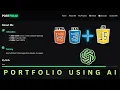 Building My Portfolio Website Using HTML CSS JS Part - 2 About me Shubham Bytes
