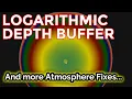 NVL Logarithmic Depth Buffer implementation Atmosphere fixes