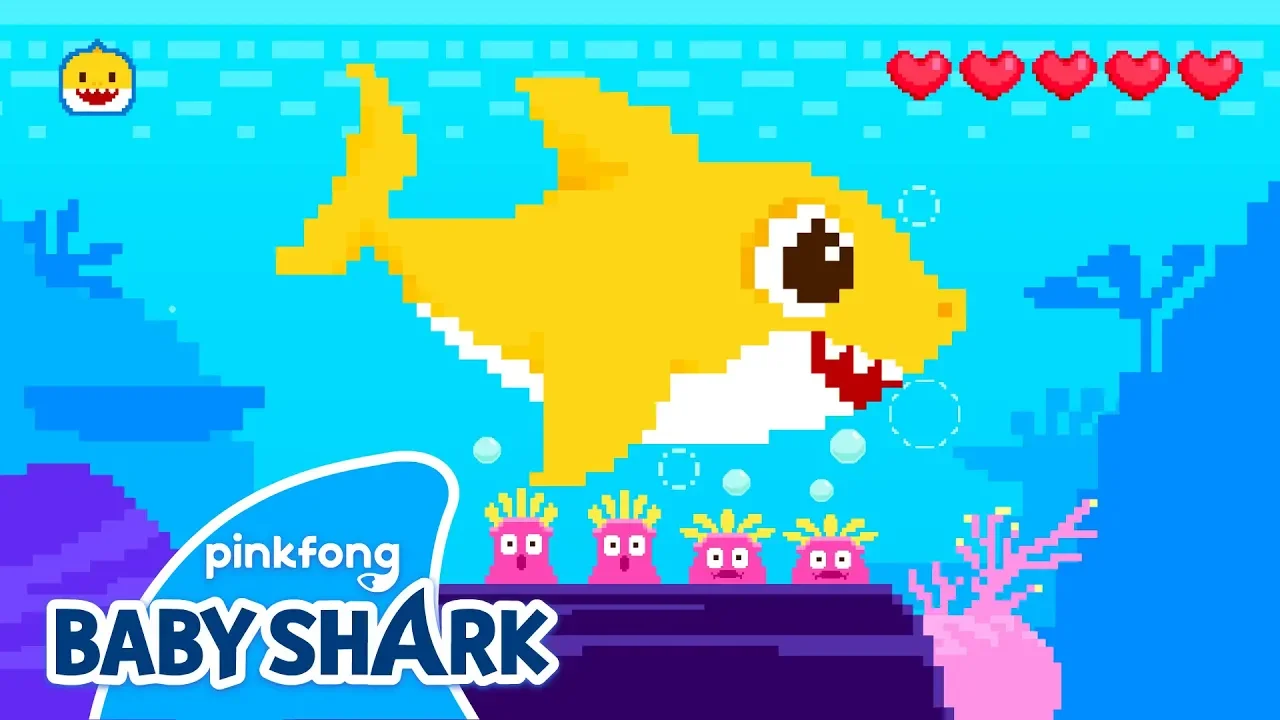 👾8 bit Baby Shark | Chiptune | Baby Shark | Baby Shark Brooklyn | Baby Shark Official