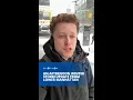 An afternoon winter storm update from Lower Manhattan