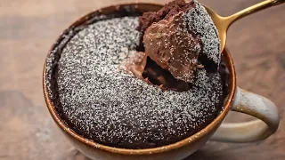 كيكه شوكولاته الكافيهات السريعه ف دقيقه واحده بس وبدون بيض نوتيلا ١ 