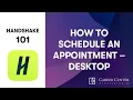 Handshake 101 How to Schedule an Appointment Desktop