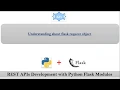 Working with Flask Request object REST APIs Development with Python Flask Frameworks