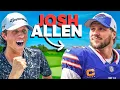 Josh Allen Challenged Me to a Golf Match
