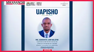 DEOGRATIUS NDEJEMBI AKIAPISHWA KUWA MAKAMU WA RAIS WA JAMHURI YA MUUNGANO WA TANZANIA AGOSTI 29,2026
